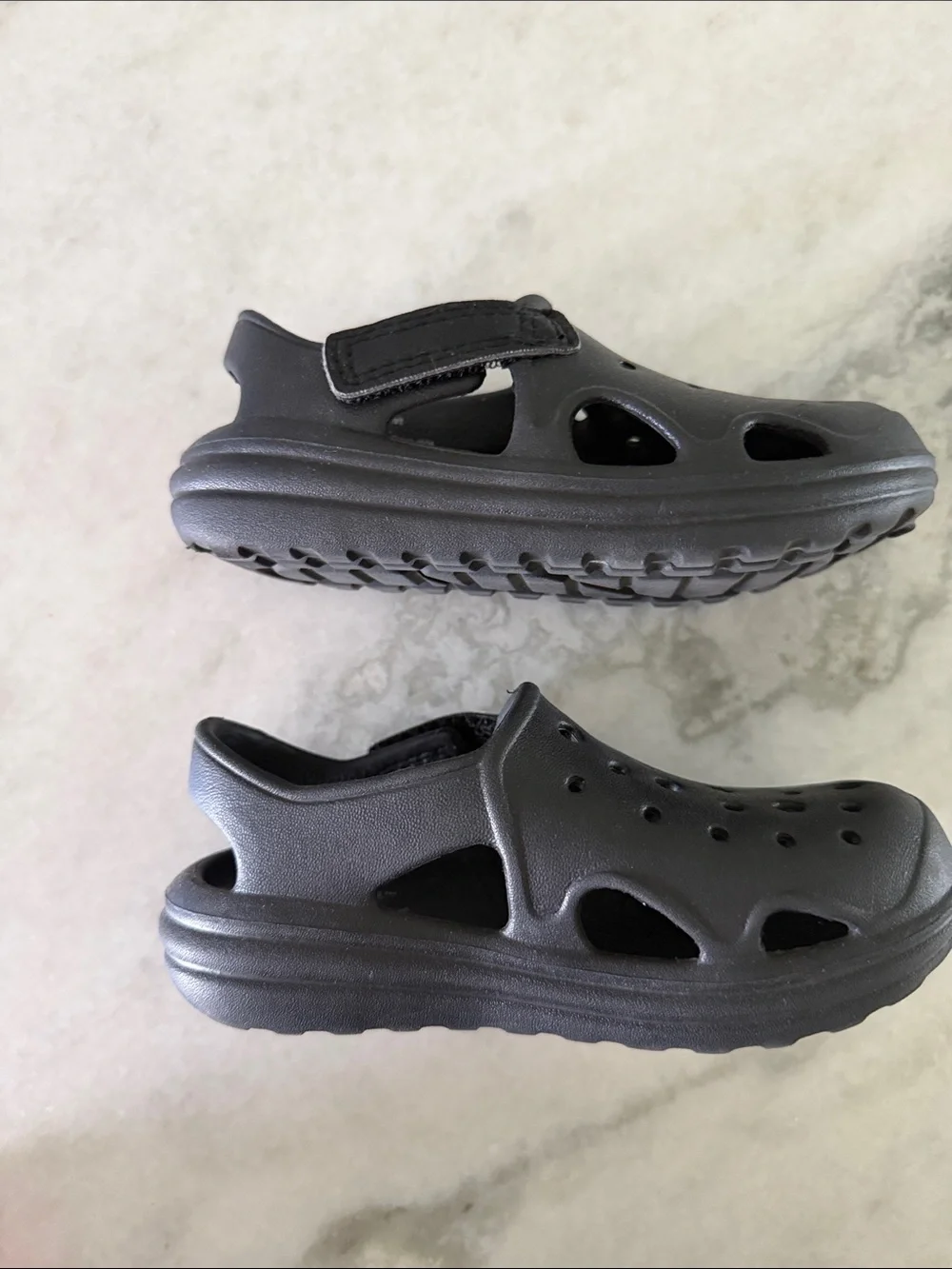 Cat & Jack Kids Black Ventilated Water Clogs